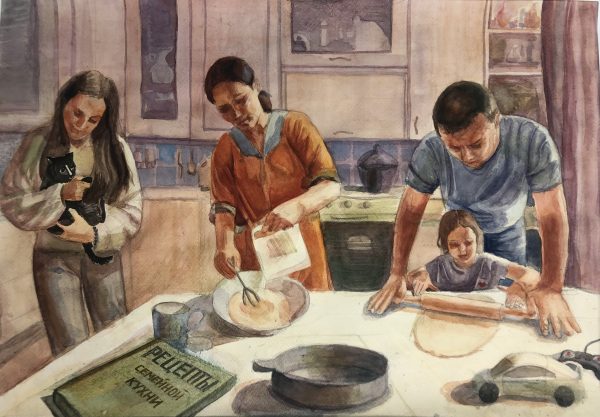 Выставка "Образ семьи в произведениях молодых художников": ИЗО