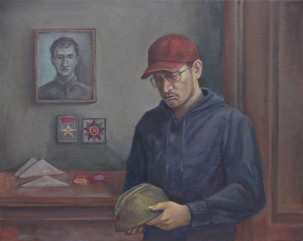 Выставка "Образ защитника Отечества в произведениях молодых художников": живопись