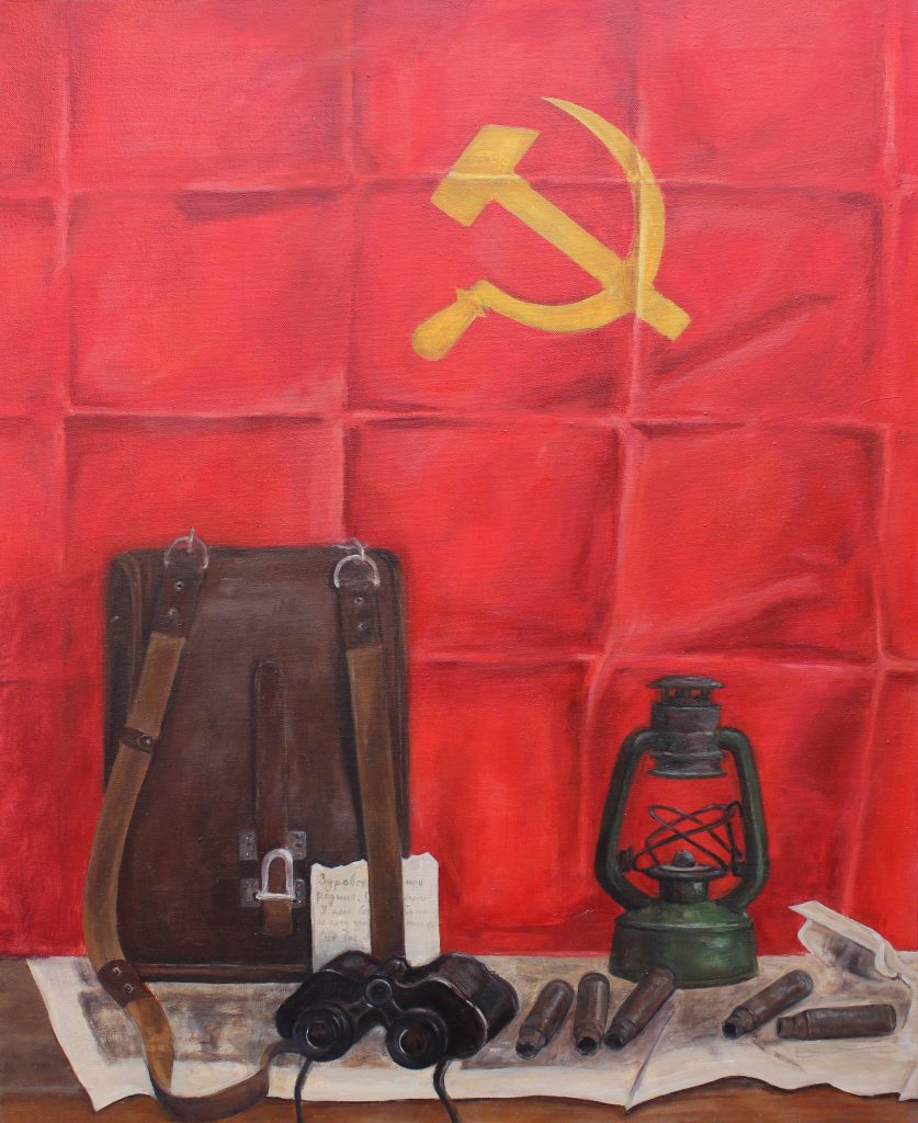 Выставка "Образ защитника Отечества в произведениях молодых художников": живопись