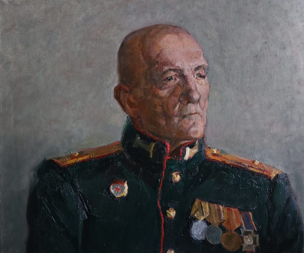 Выставка "Образ защитника Отечества в произведениях молодых художников": живопись