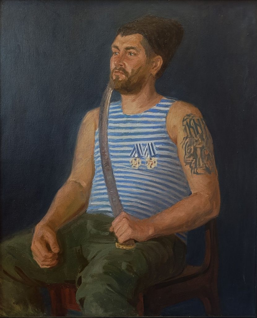 Выставка "Образ защитника Отечества в произведениях молодых художников": живопись