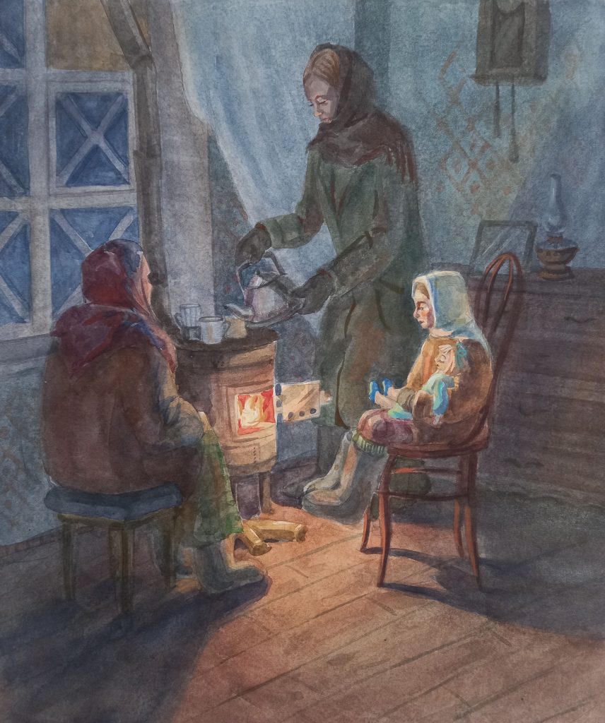 Выставка "Образ защитника Отечества в произведениях молодых художников": живопись