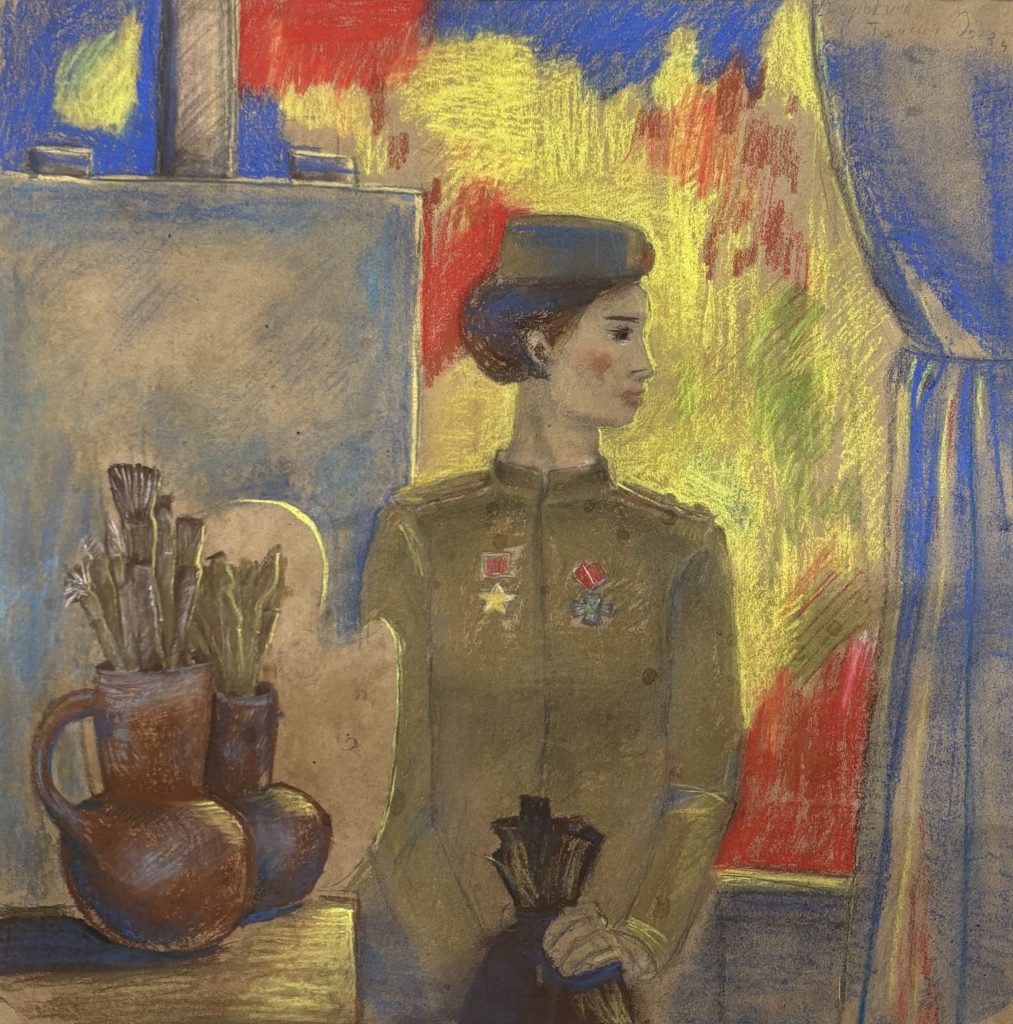Выставка "Образ защитника Отечества в произведениях молодых художников": графика