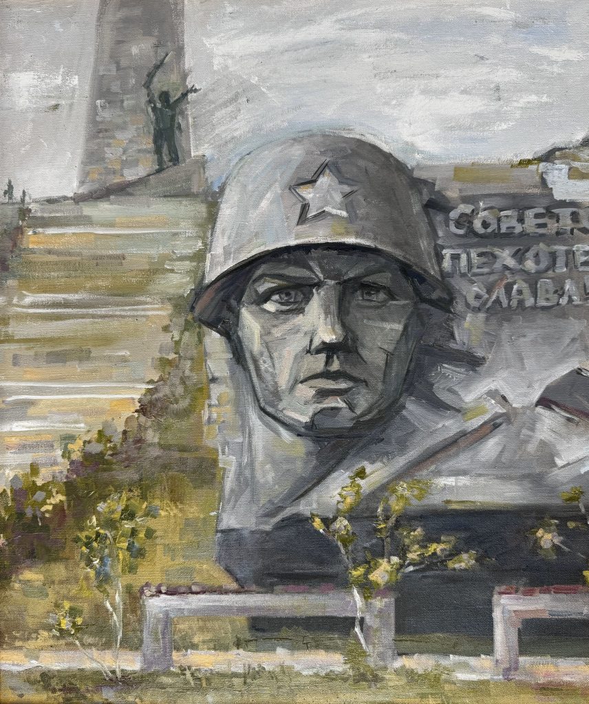 Выставка "Образ защитника Отечества в произведениях молодых художников": живопись