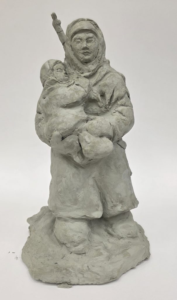 Выставка "Образ защитника Отечества в произведениях молодых художников": скульптура