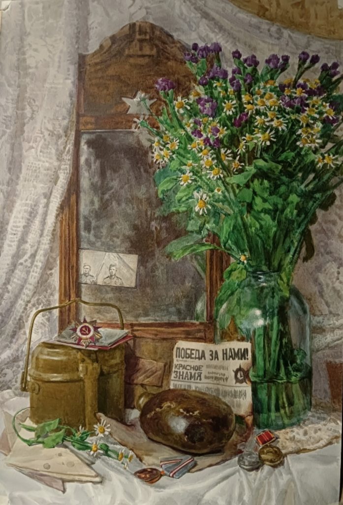 Выставка "Образ защитника Отечества в произведениях молодых художников": живопись