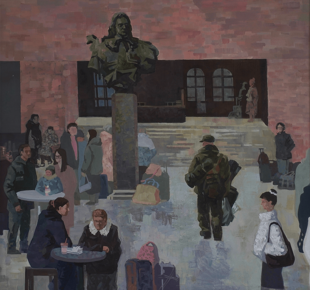 Выставка "Образ защитника Отечества в произведениях молодых художников": живопись