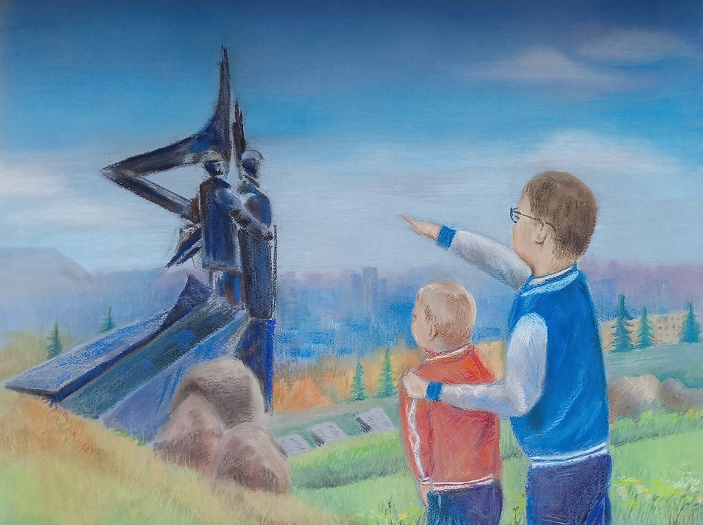 Выставка "Образ защитника Отечества в произведениях молодых художников": графика