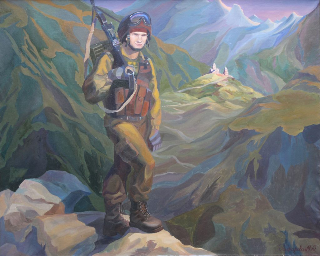 Выставка "Образ защитника Отечества в произведениях молодых художников": живопись