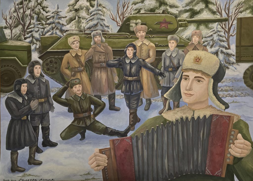 Выставка "Образ защитника Отечества в произведениях молодых художников": живопись