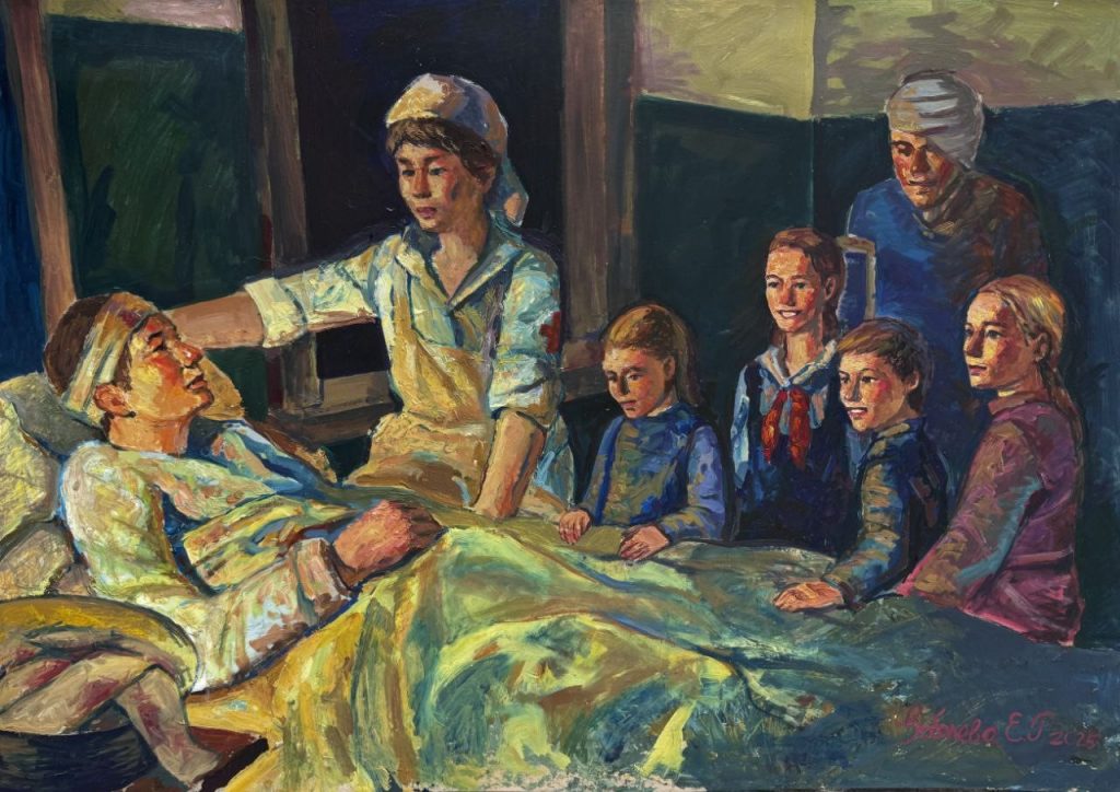 Выставка "Образ защитника Отечества в произведениях молодых художников": живопись