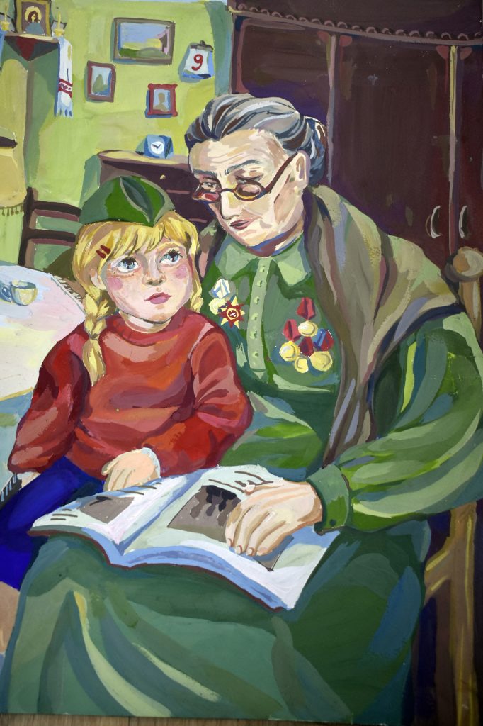 Выставка "Образ защитника Отечества в произведениях молодых художников": живопись