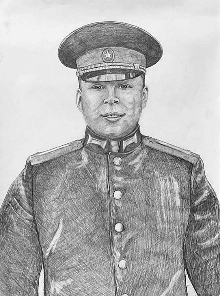 Выставка "Образ защитника Отечества в произведениях молодых художников": графика