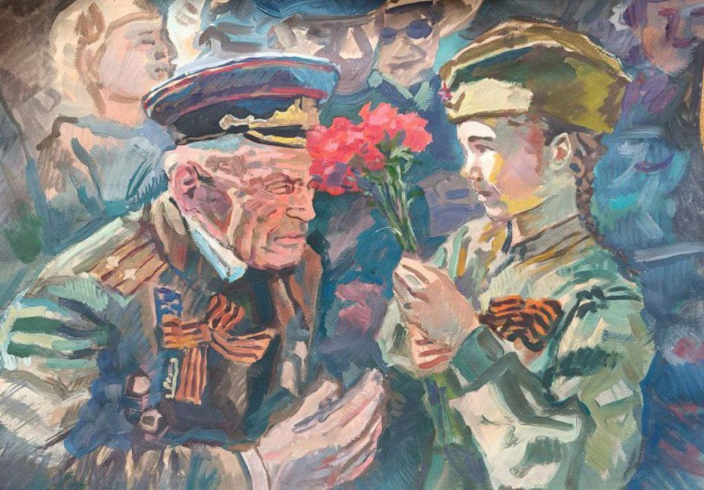 Выставка "Образ защитника Отечества в произведениях молодых художников": живопись