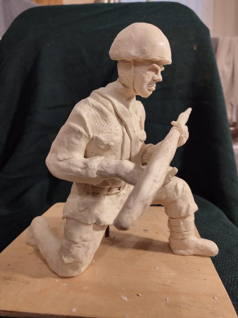 Выставка "Образ защитника Отечества в произведениях молодых художников": скульптура