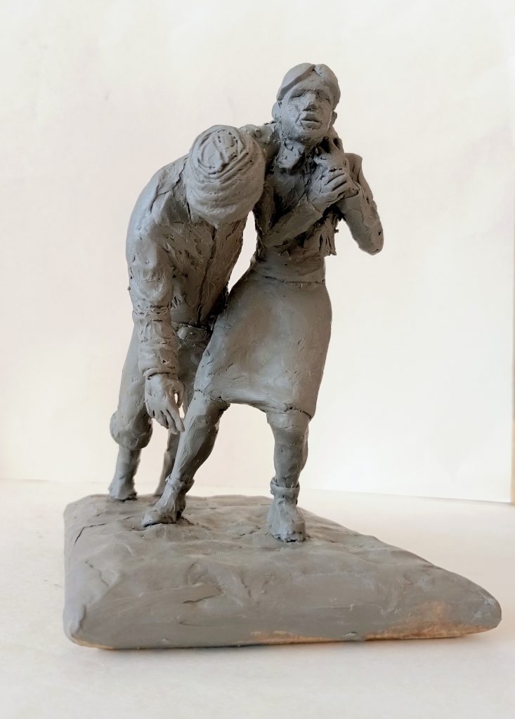 Выставка "Образ защитника Отечества в произведениях молодых художников": скульптура