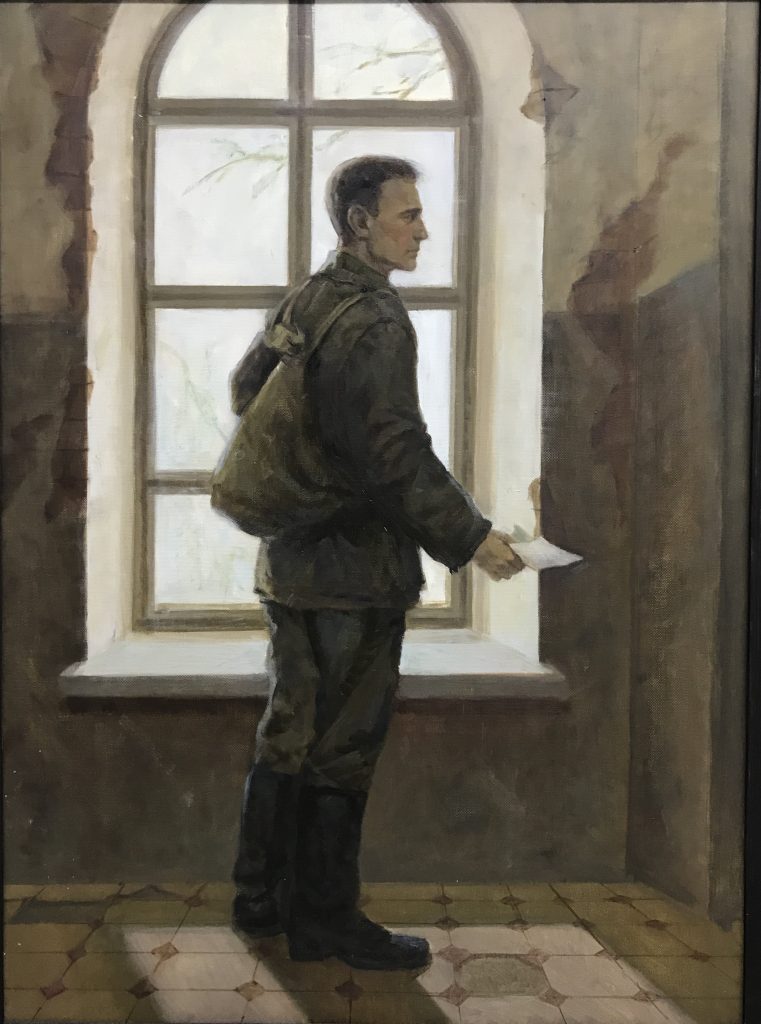 Выставка "Образ защитника Отечества в произведениях молодых художников": живопись