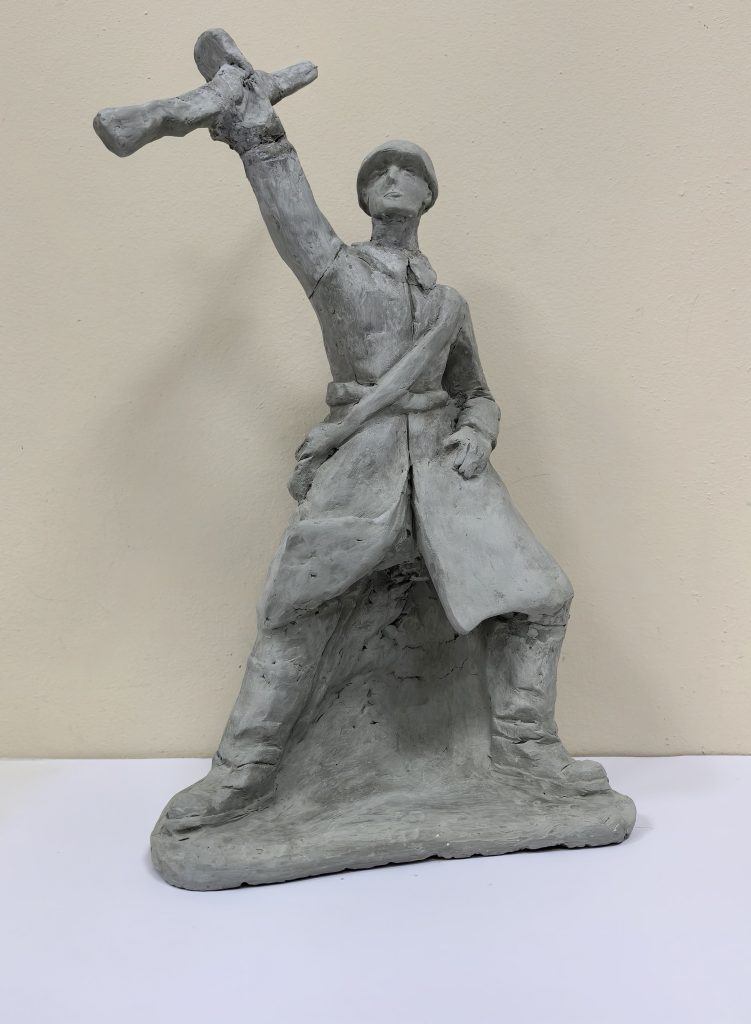 Выставка "Образ защитника Отечества в произведениях молодых художников": скульптура