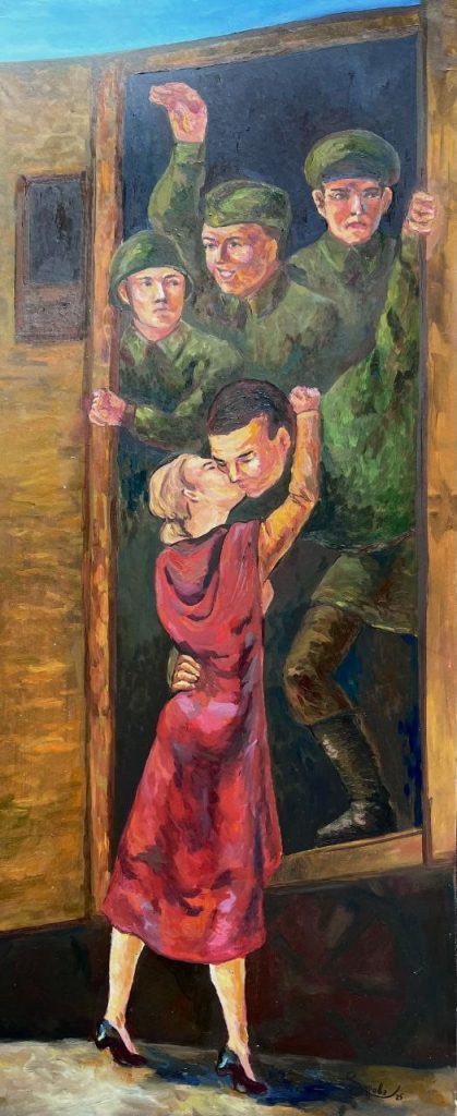 Выставка "Образ защитника Отечества в произведениях молодых художников": живопись