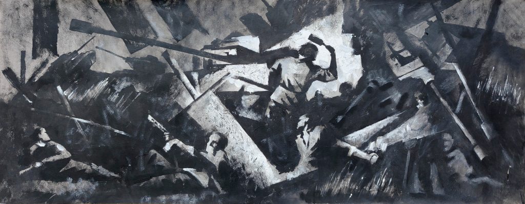 Выставка "Образ защитника Отечества в произведениях молодых художников": графика