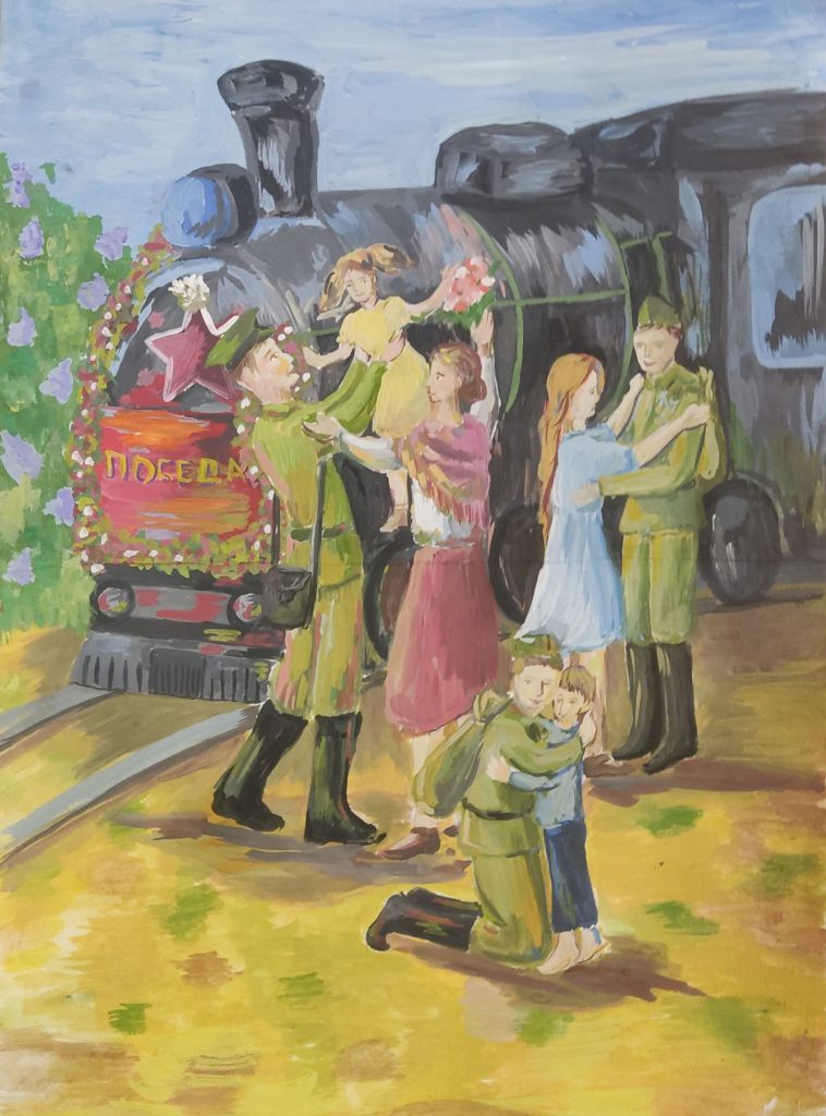 Выставка "Образ защитника Отечества в произведениях молодых художников": живопись