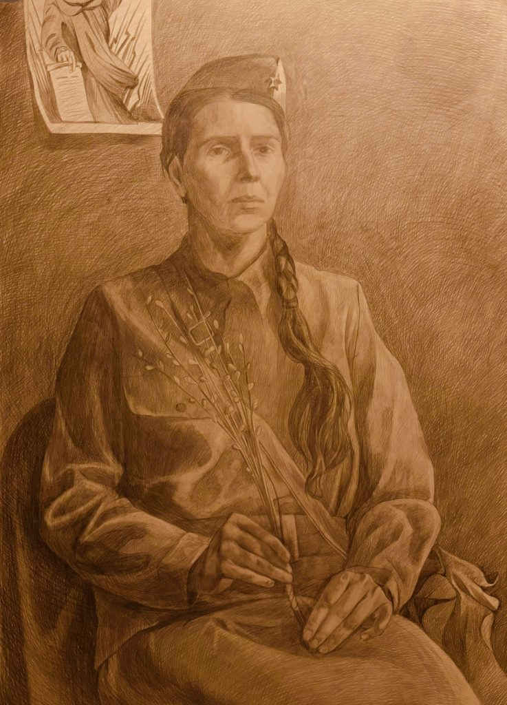 Выставка "Образ защитника Отечества в произведениях молодых художников": живопись