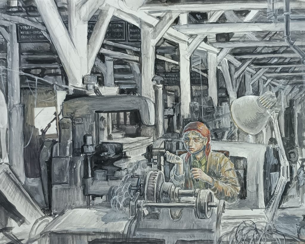 Выставка "Образ защитника Отечества в произведениях молодых художников": живопись