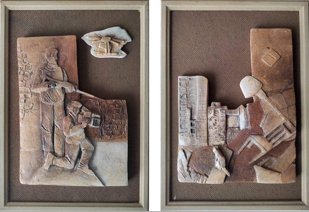 Выставка "Образ защитника Отечества в произведениях молодых художников": скульптура