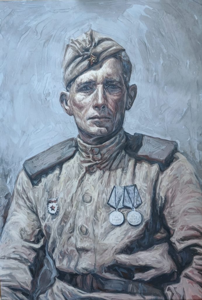 Выставка "Образ защитника Отечества в произведениях молодых художников": живопись