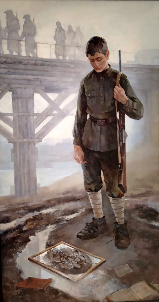 Выставка "Образ защитника Отечества в произведениях молодых художников": живопись