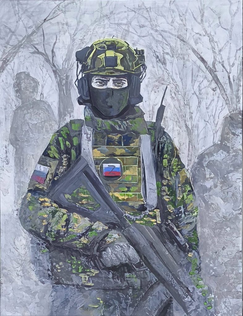 Выставка "Образ защитника Отечества в произведениях молодых художников": графика