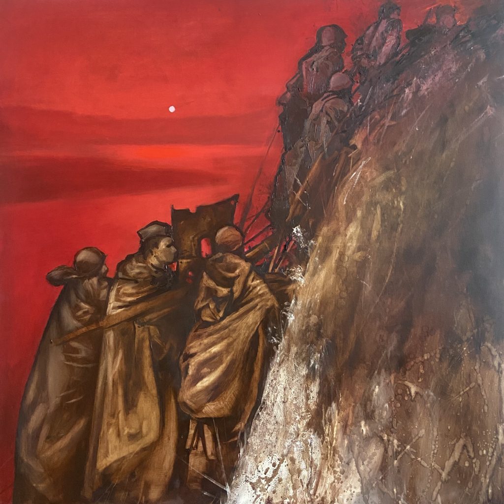 Выставка "Образ защитника Отечества в произведениях молодых художников": живопись