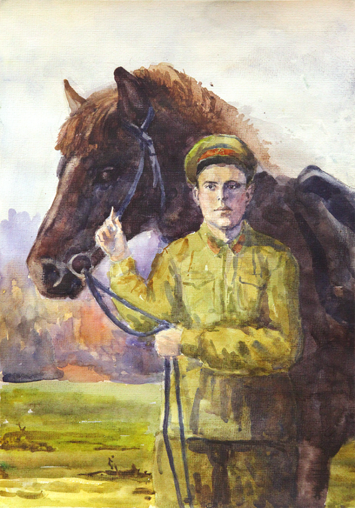 Выставка "Образ защитника Отечества в произведениях молодых художников": живопись