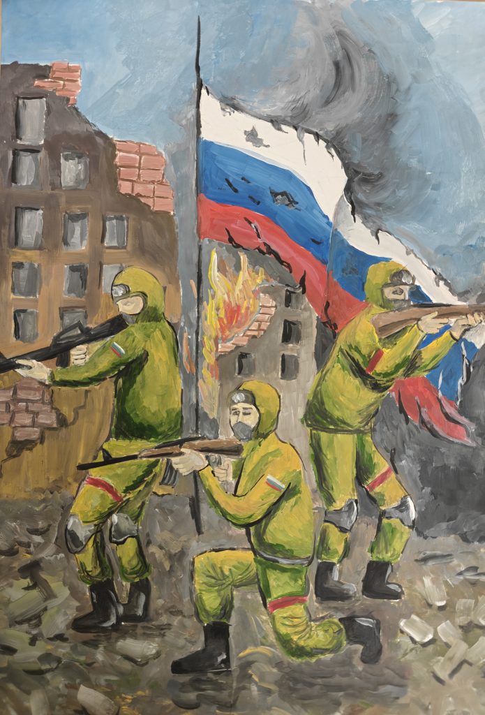 Выставка "Образ защитника Отечества в произведениях молодых художников": живопись