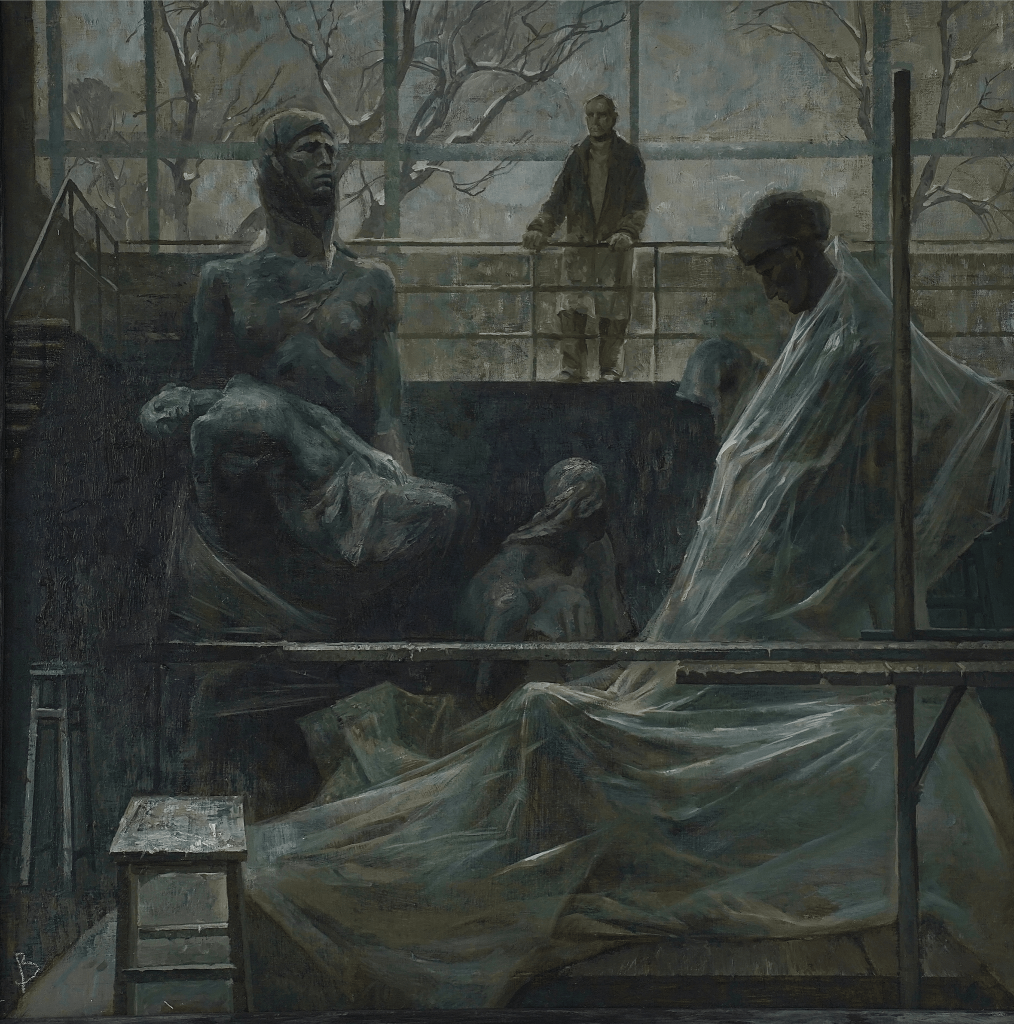 Выставка "Образ защитника Отечества в произведениях молодых художников": живопись