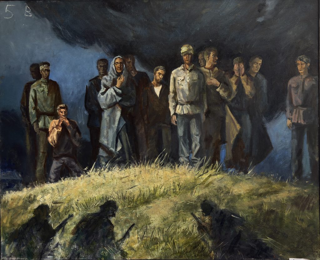 Выставка "Образ защитника Отечества в произведениях молодых художников": живопись