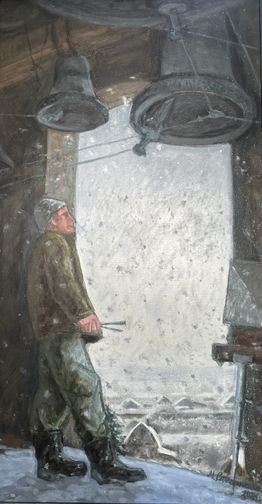 Выставка "Образ защитника Отечества в произведениях молодых художников": живопись