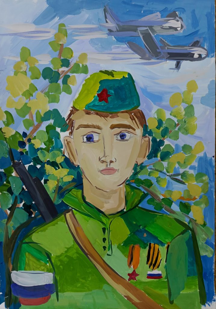 Выставка "Образ защитника Отечества в произведениях молодых художников": живопись