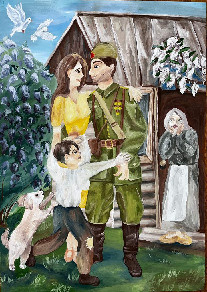 Выставка "Образ защитника Отечества в произведениях молодых художников": живопись