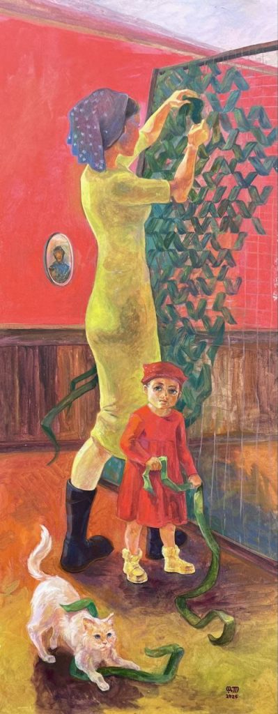 Выставка "Образ защитника Отечества в произведениях молодых художников": живопись