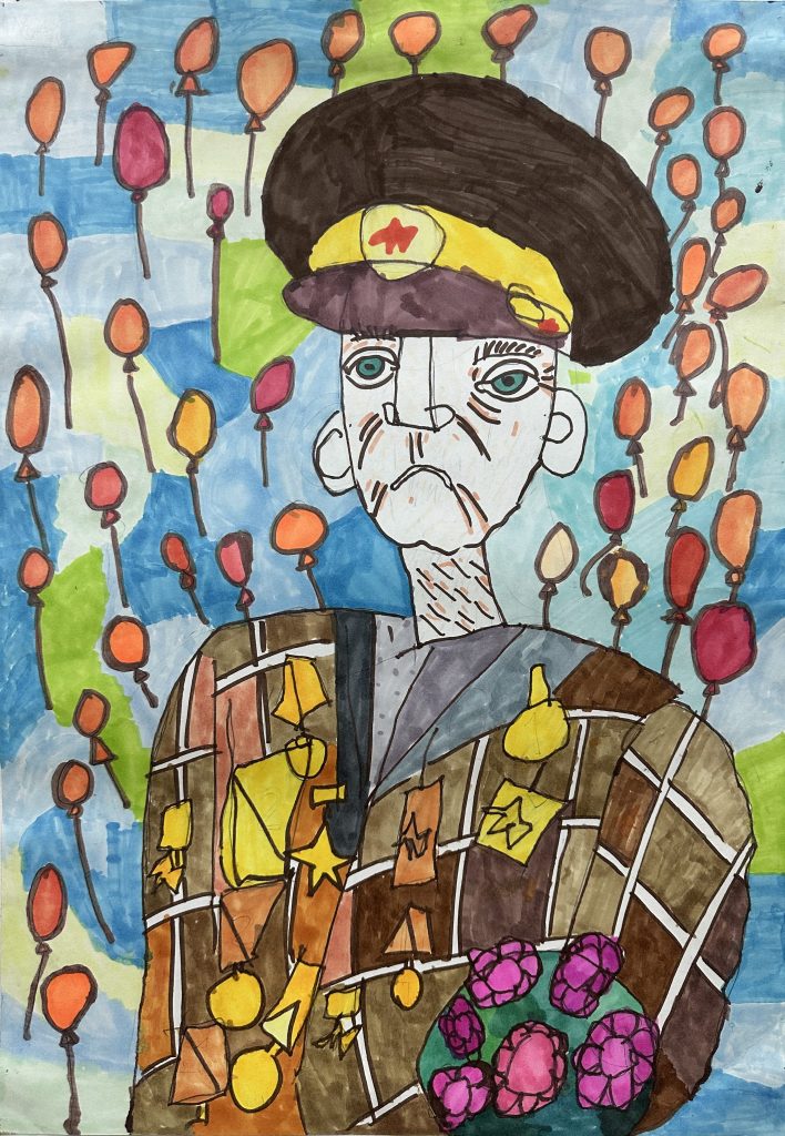 Выставка "Образ защитника Отечества в произведениях молодых художников": графика