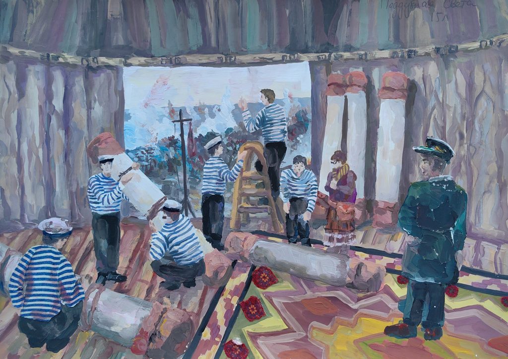 Выставка "Образ защитника Отечества в произведениях молодых художников": живопись