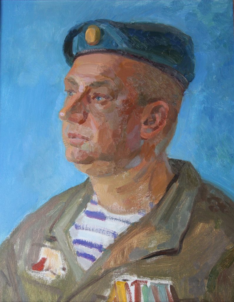 Выставка "Образ защитника Отечества в произведениях молодых художников": живопись