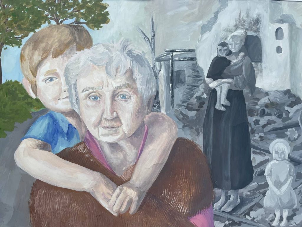 Выставка "Образ защитника Отечества в произведениях молодых художников": живопись