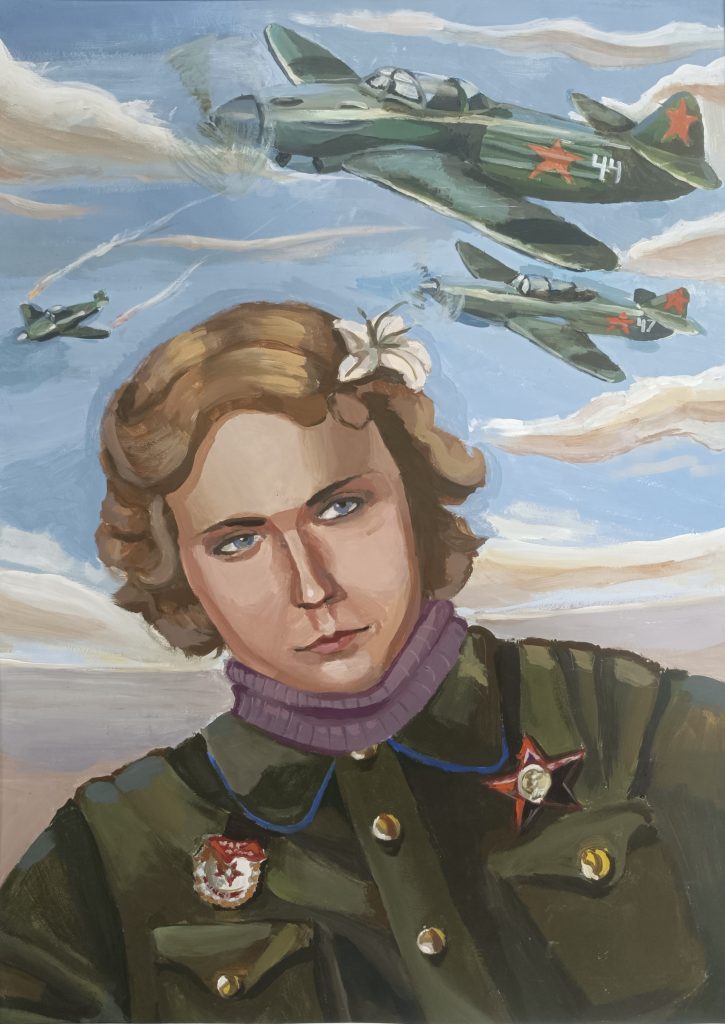 Выставка "Образ защитника Отечества в произведениях молодых художников": живопись