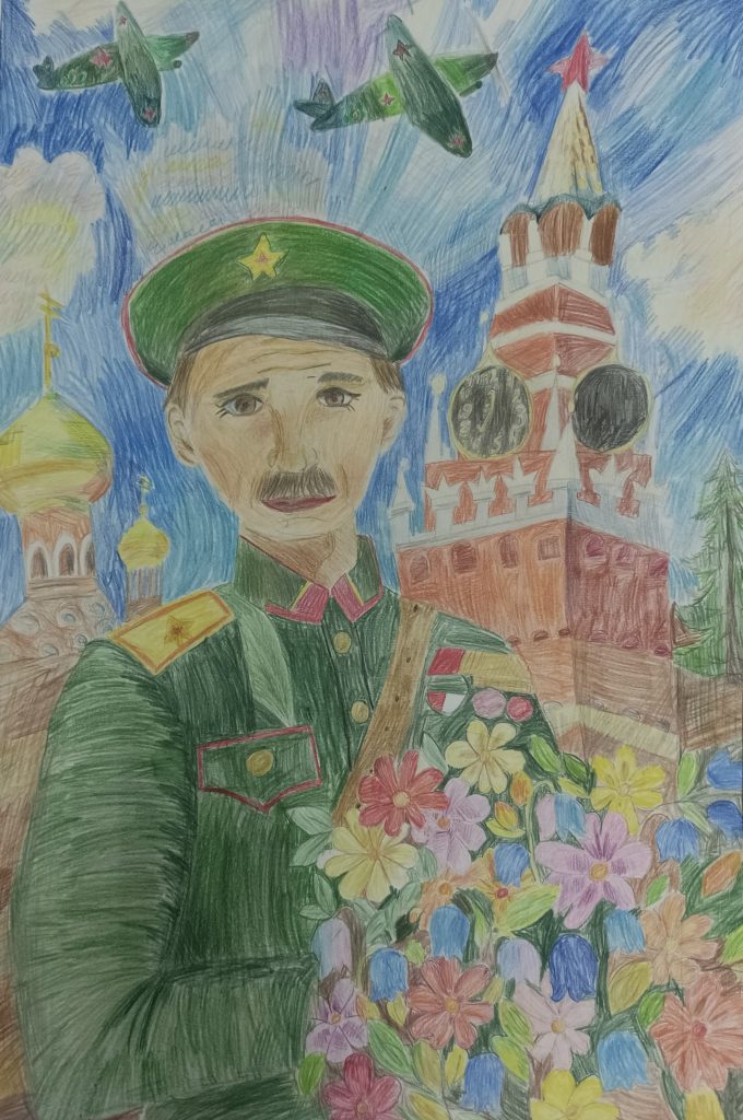 Выставка "Образ защитника Отечества в произведениях молодых художников": графика