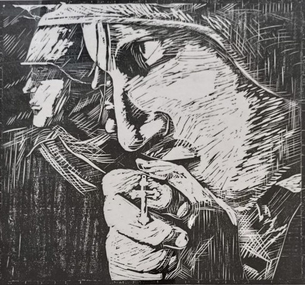 Выставка "Образ защитника Отечества в произведениях молодых художников": графика