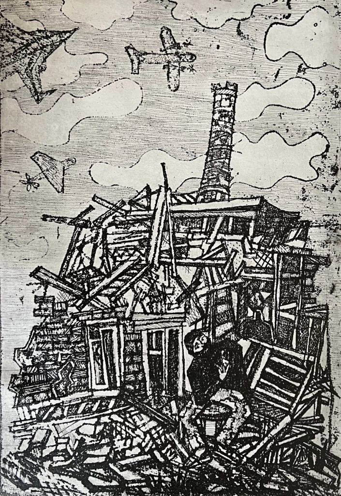 Выставка "Образ защитника Отечества в произведениях молодых художников": графика