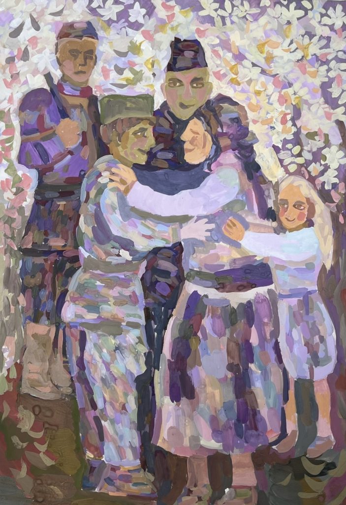 Выставка "Образ защитника Отечества в произведениях молодых художников": живопись